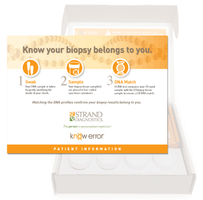 biopsy kit patient info card